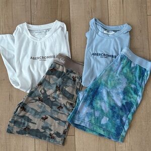 2 sets of boys Abercrombie pajamas size 13/14